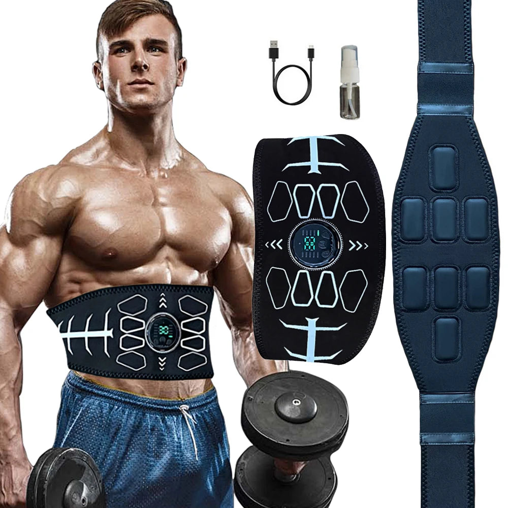 Brangdy EMS Muscle Stimulator Abdominal Toning Belt Abs Trainer
