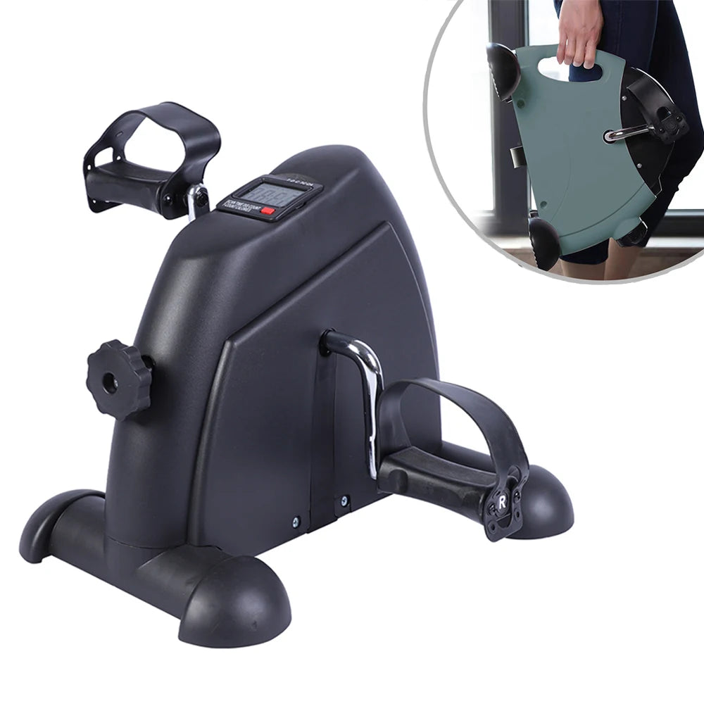 Mini Motorized Under Desk Pedal Exerciser Bike Digital LCD Display