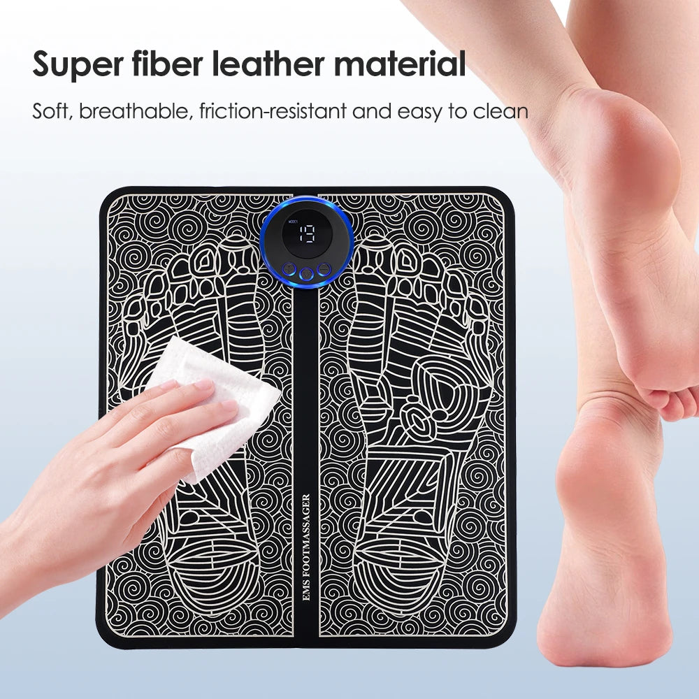 Agdoad Smart EMS Foot Massager Pad Enhances Blood Circulation