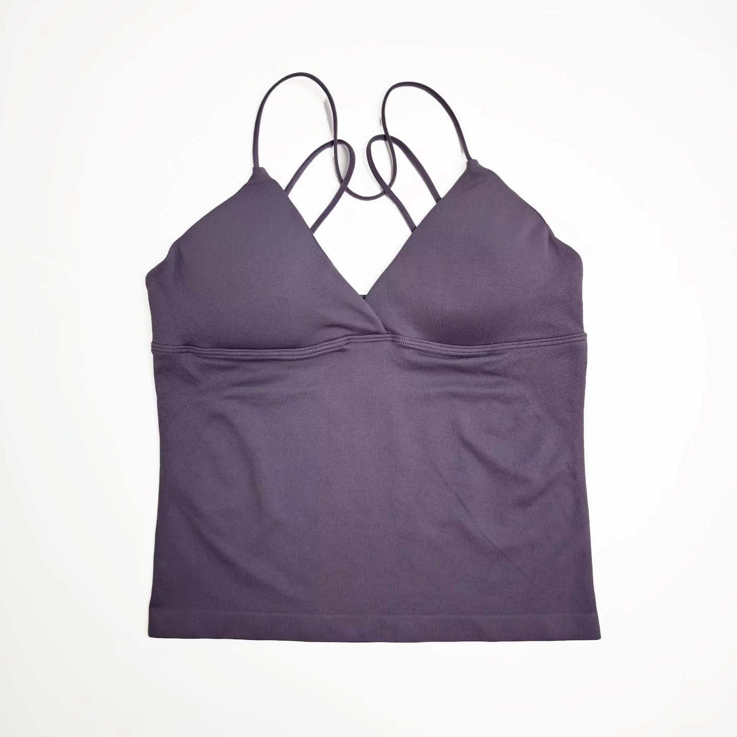 NCLAGEN Vision Twist Front Longline Seamless Yoga Tank