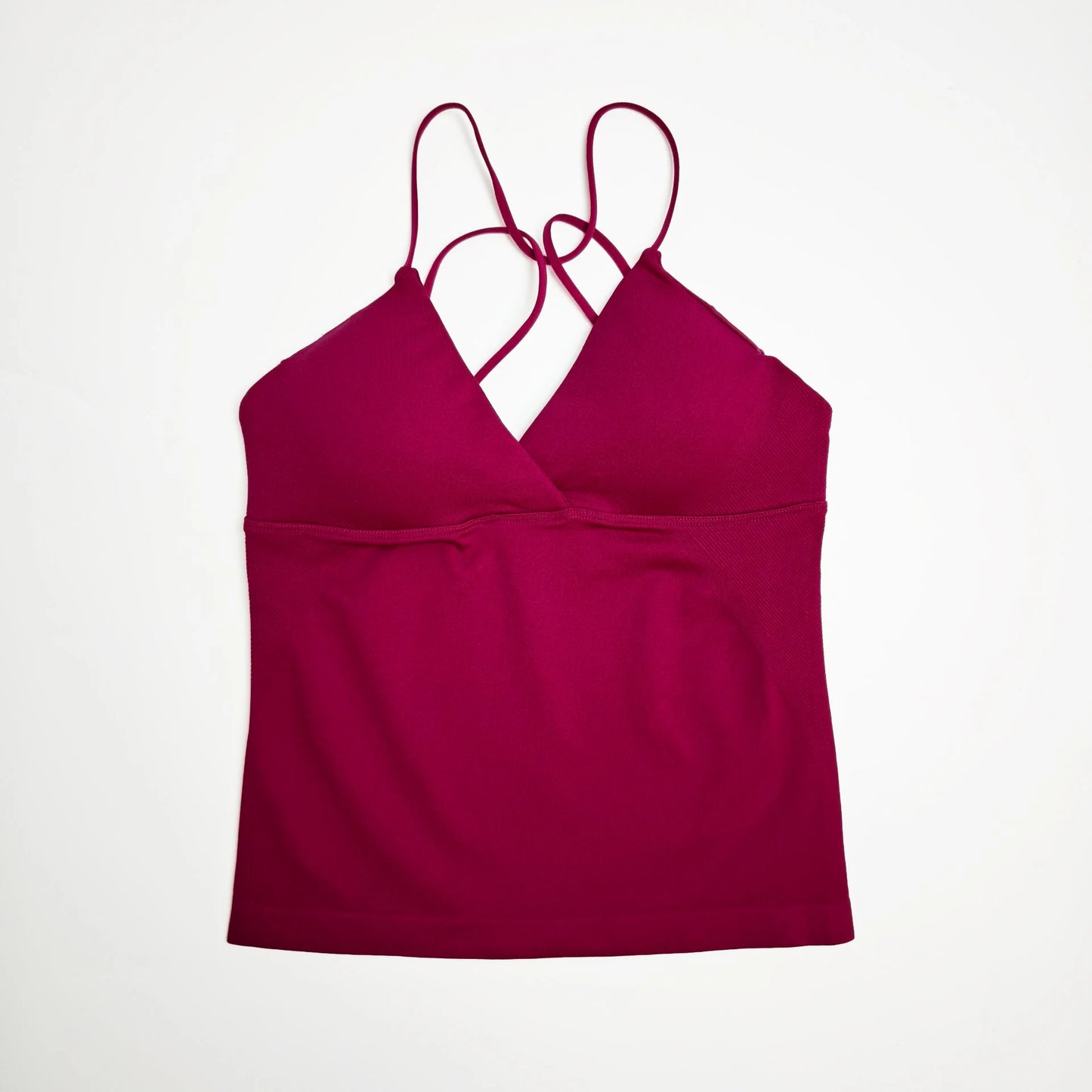 NCLAGEN Vision Twist Front Longline Seamless Yoga Tank
