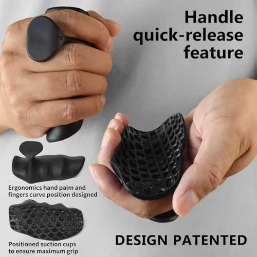 Ergonomic Rubber Weight Lifting Grips For Professional Gym Use
