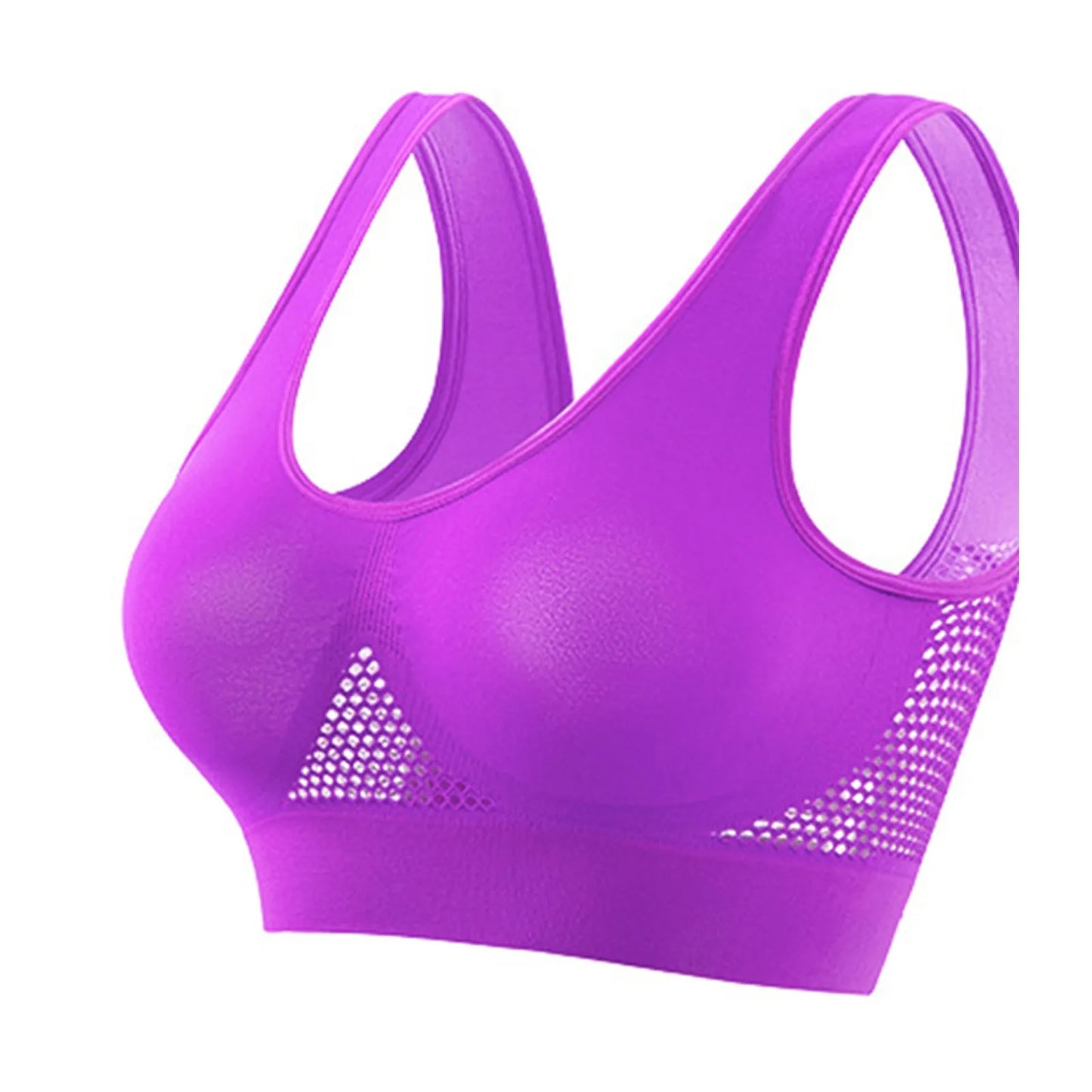 Breathable Women's Shockproof Running Sports Bra With Soft Support