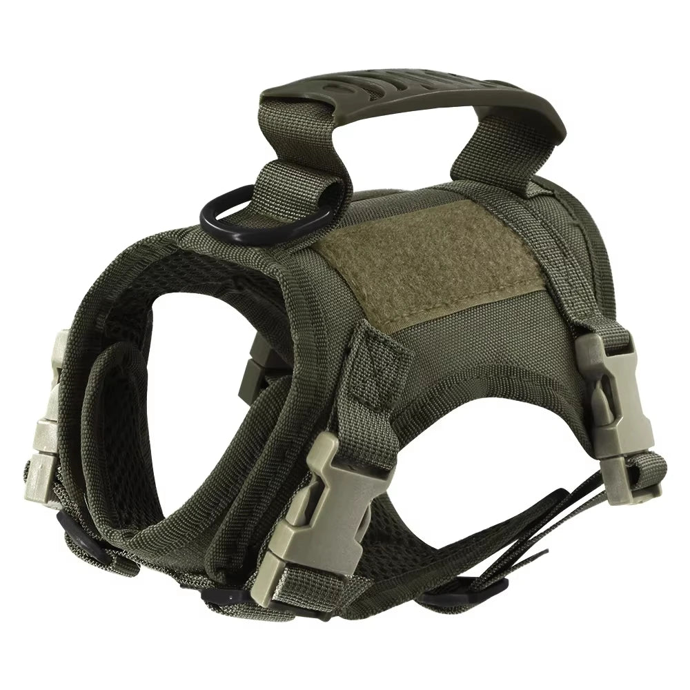 Petavel Tactical Cat Harness With Adjustable Padded Mesh Vest