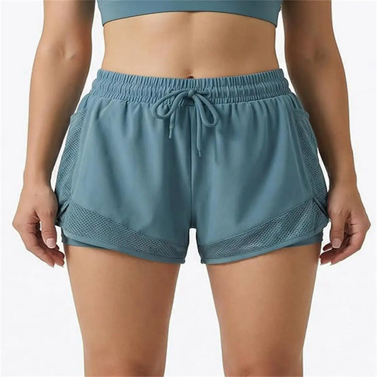 Women's Quick Dry Yoga Shorts With Flexible Stretch Fabric