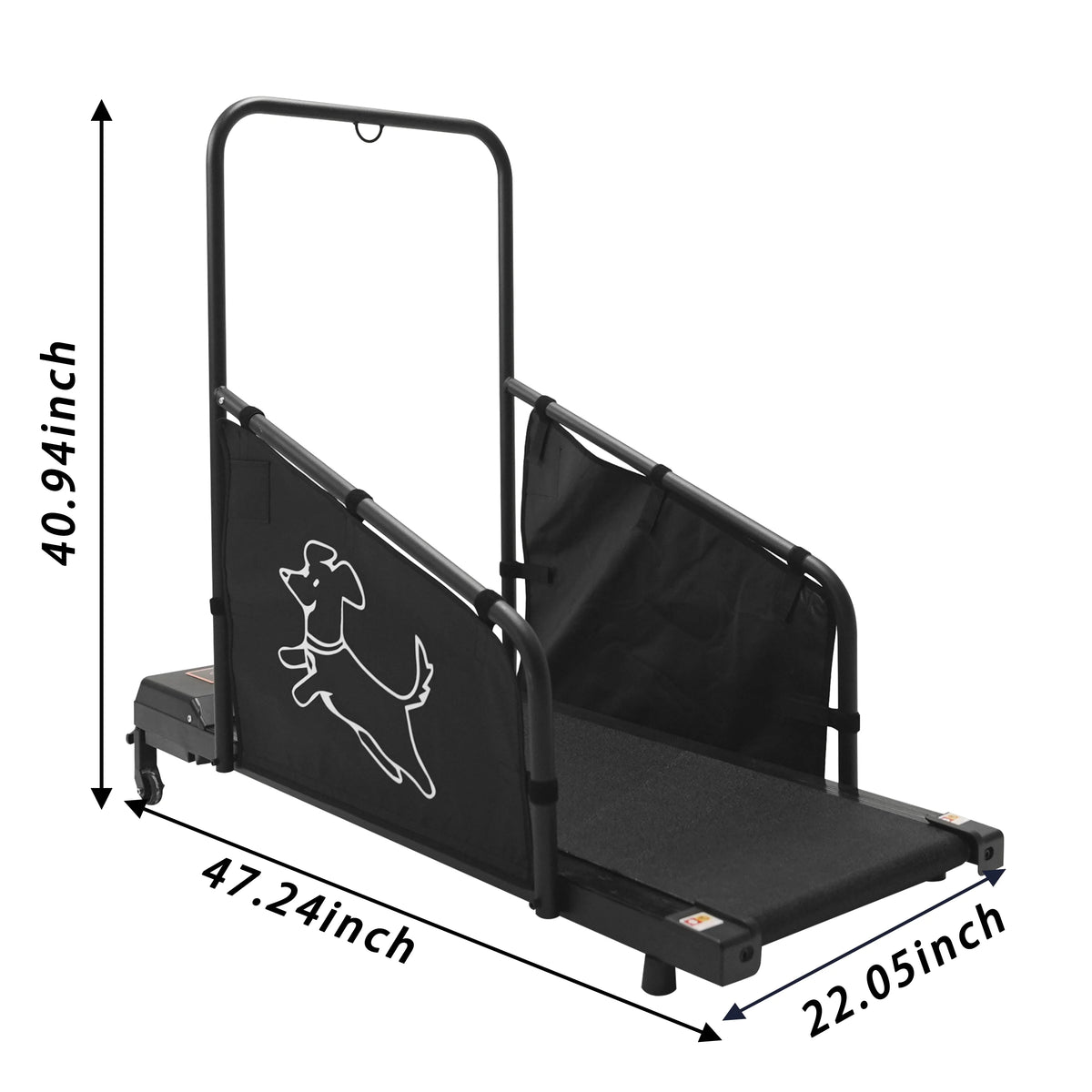 Indoor Dog Treadmill Featuring Quiet Motor And Safety Rails