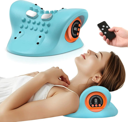 Rechargeable Portable Neck Massager Pillow With Remote Shiatsu Heat
