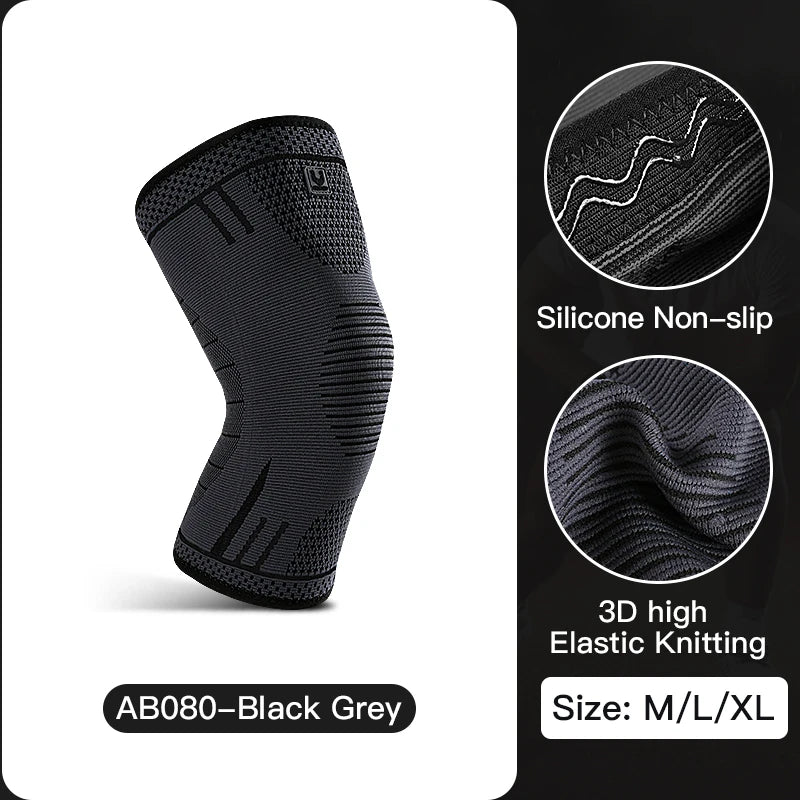 Compression Knee Support Sleeve Breathable Anti Slip For Sports
