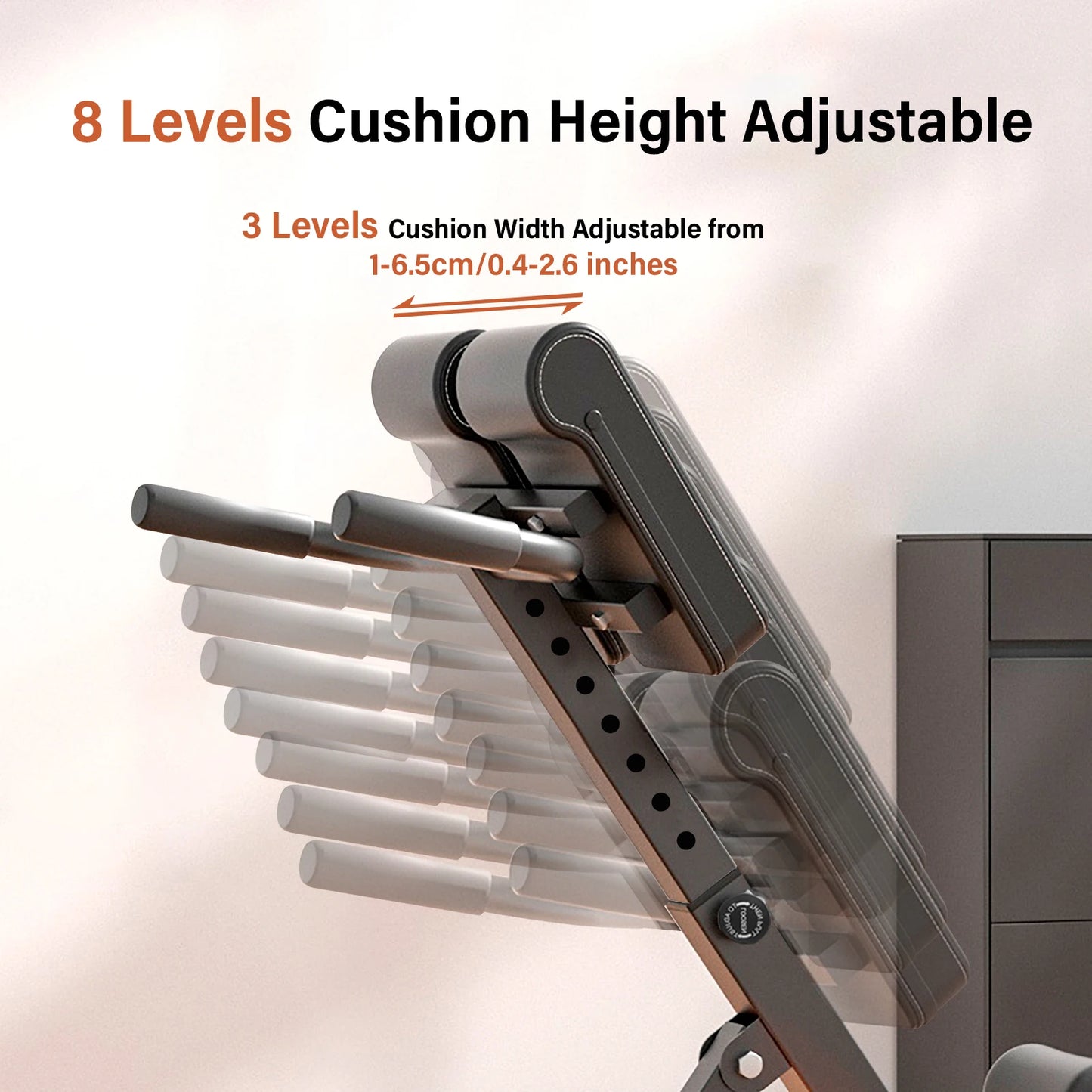 Folding Roman Chair Back Extension Bench Adjustable Hyperextension Home Gym