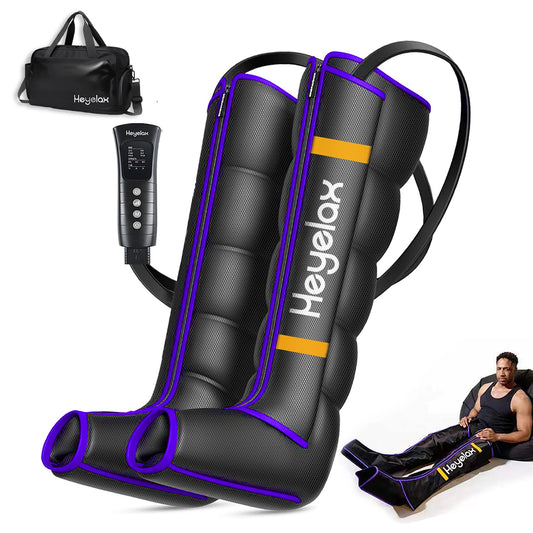 Heyelax Leg Compression Massager for Circulation, Recovery, Pain Relief