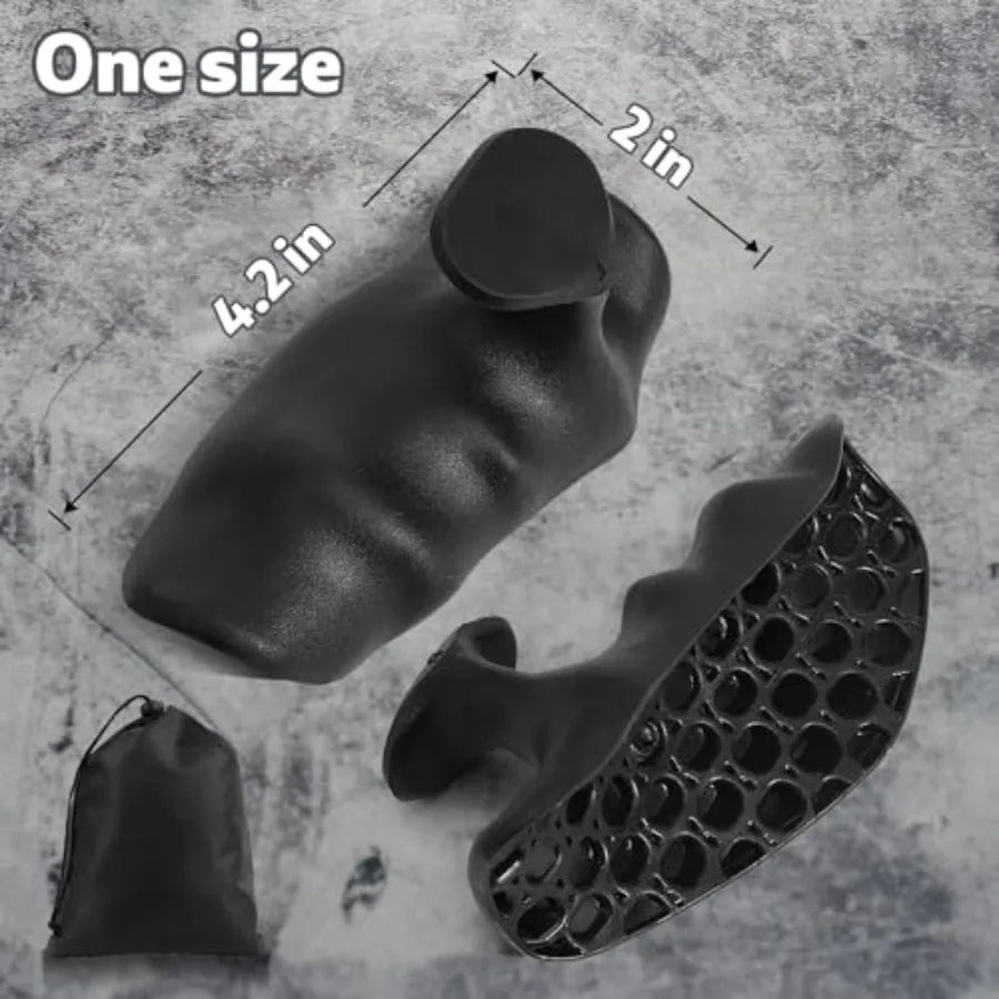 Ergonomic Rubber Weight Lifting Grips For Professional Gym Use
