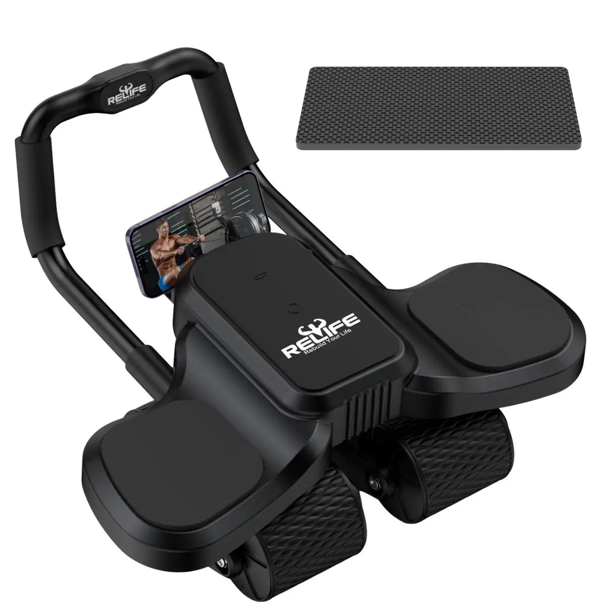 Relife 2 in 1 Wheel Roller With ElbowSupport Knee Pad