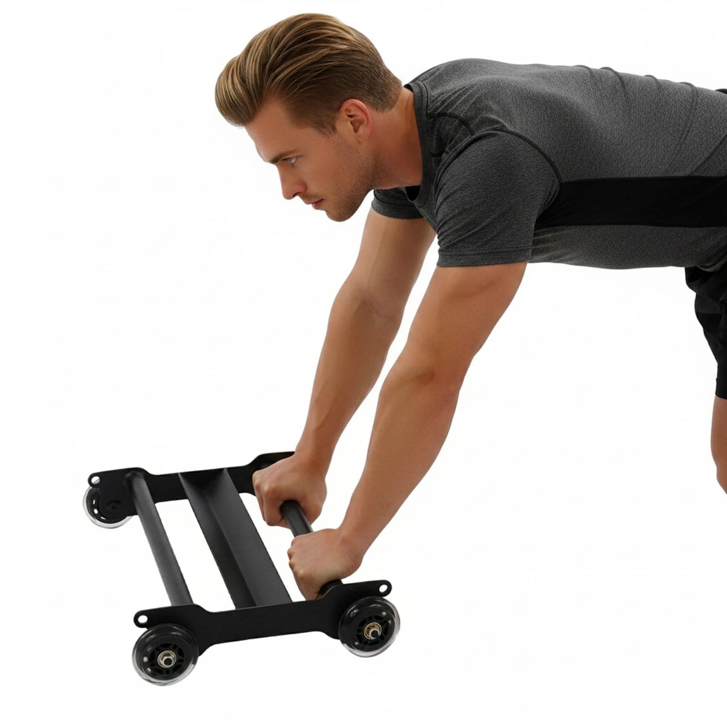 Abdominal Trainer With Wheels For Core Abs Glutes Hamstrings