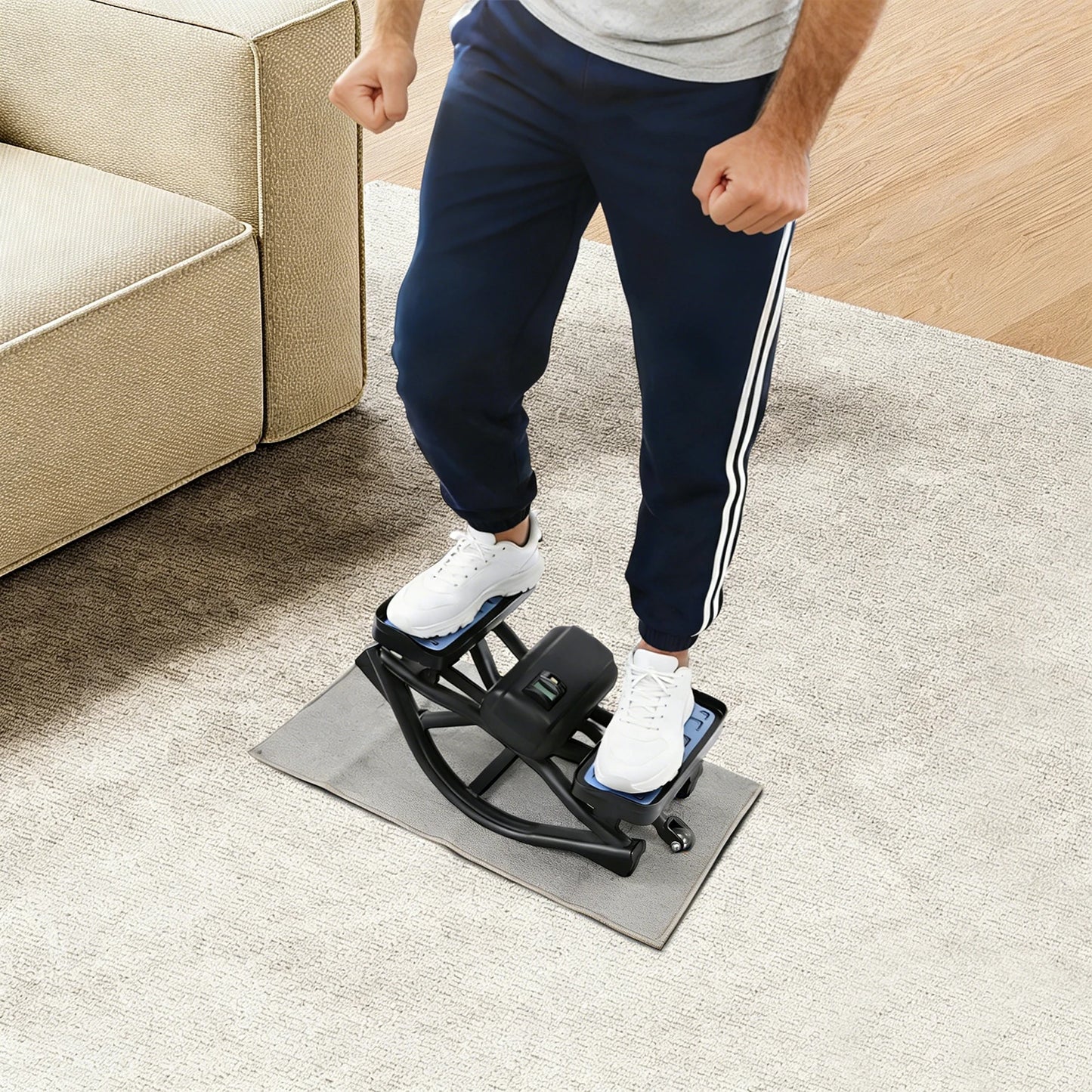 Rocking Fitness Stepper Portable Lateral Stepper For Home Gym