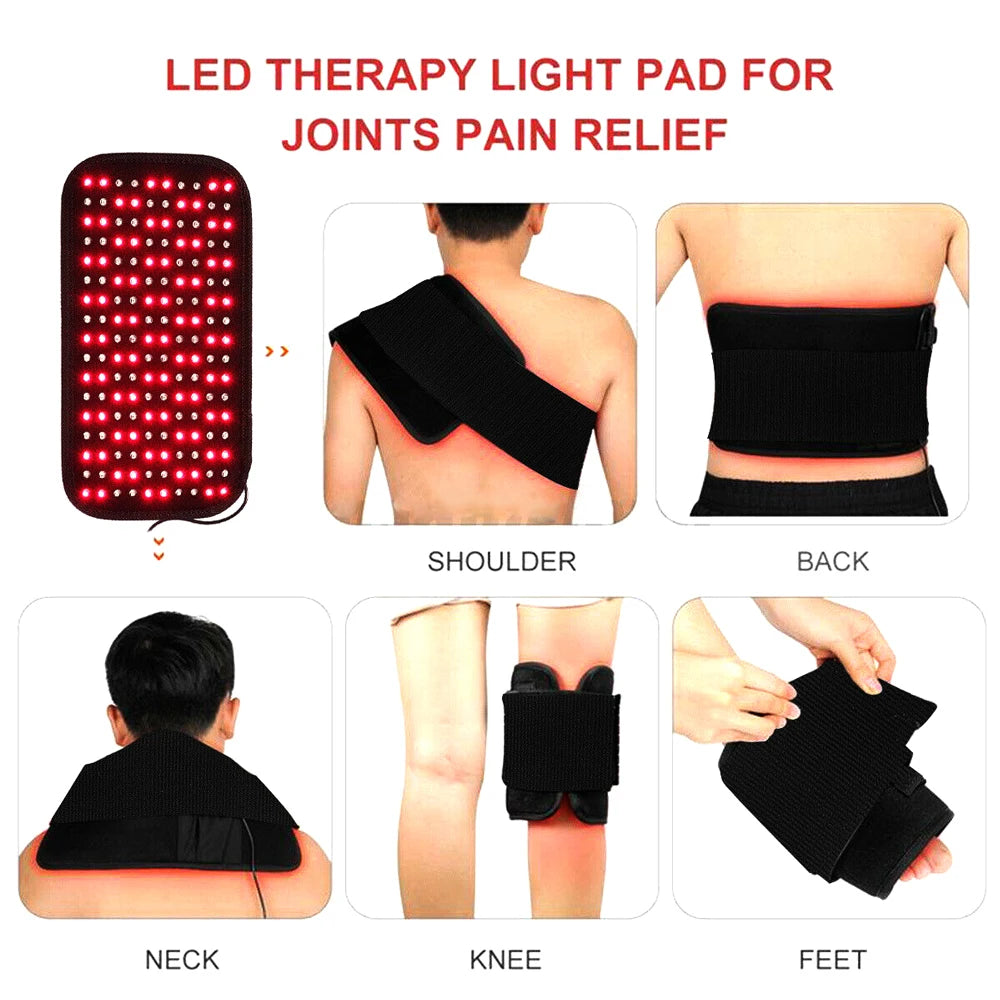 Infrared LED Light Therapy Pad for Face and Body Relief