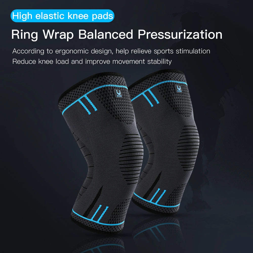 Compression Knee Support Sleeve Breathable Anti Slip For Sports