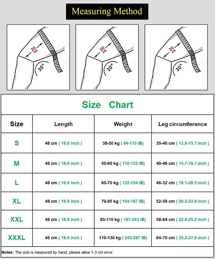 Long Leg Knee Support Sleeve Compression Brace For Running