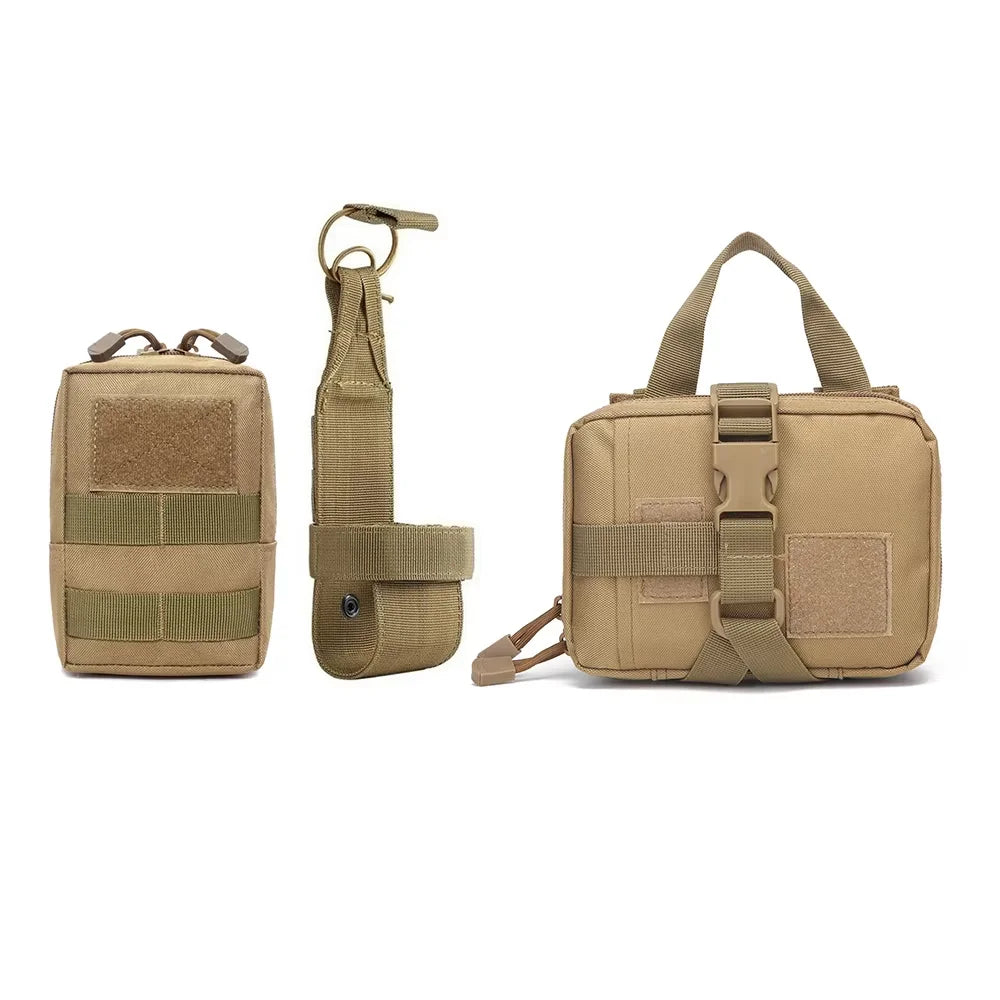 Petavel Dog Tactical Molle Pouches Harness Set For Military Training