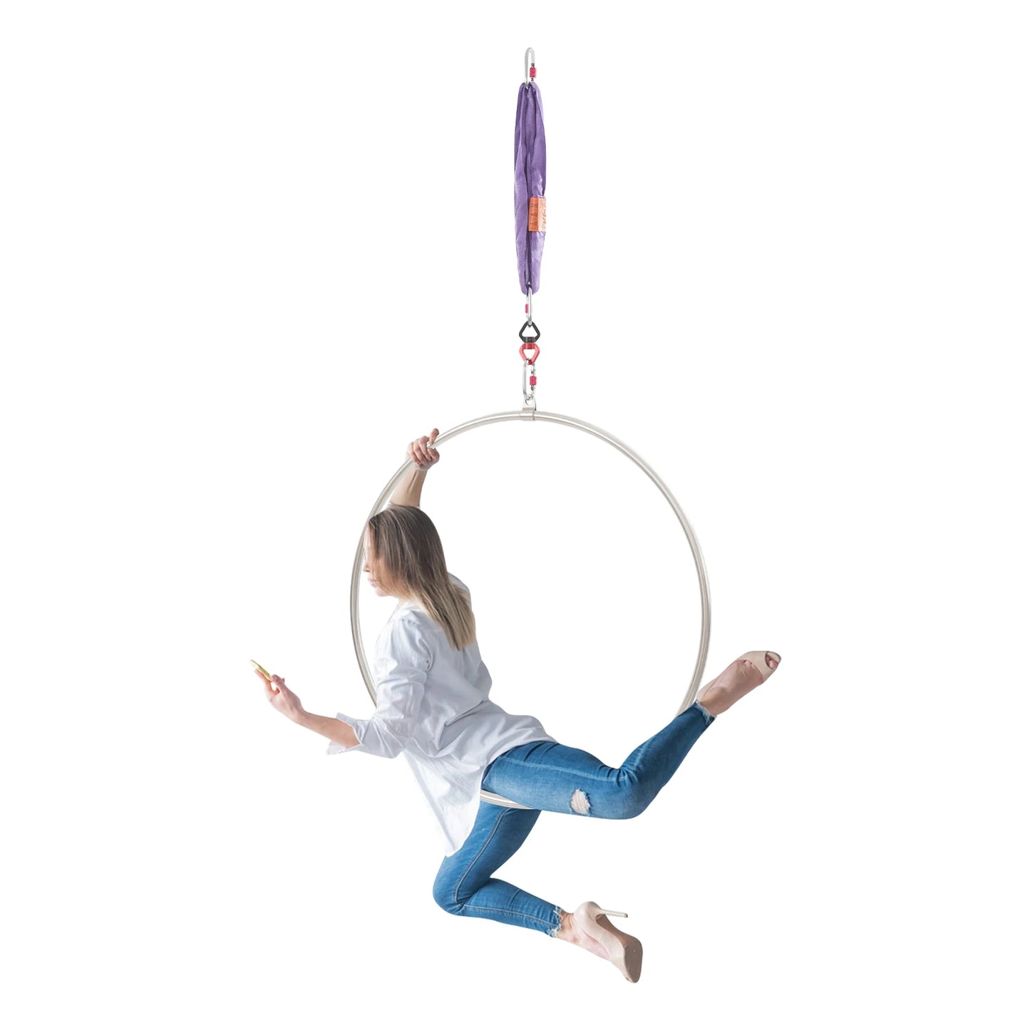 Aerial Hoop Kit Ring Strap Accessories For Aerial Dance Gymnastics