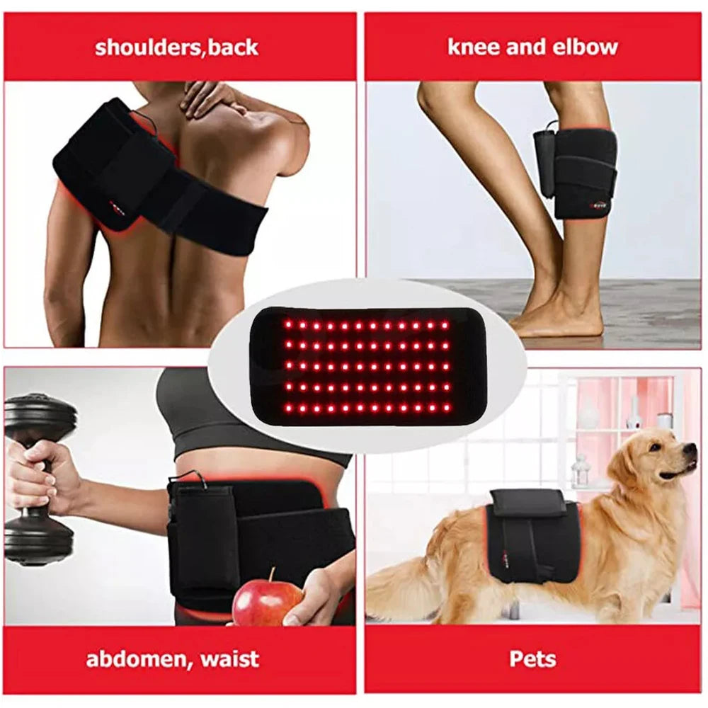 Infrared LED Light Therapy Pad for Face and Body Relief
