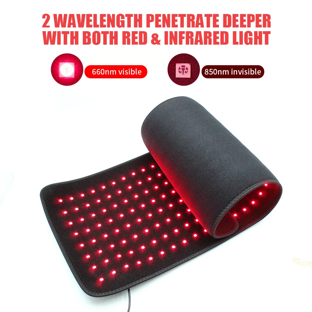 Red Light Therapy Pad 660nm 850nm Infrared For Back Relief