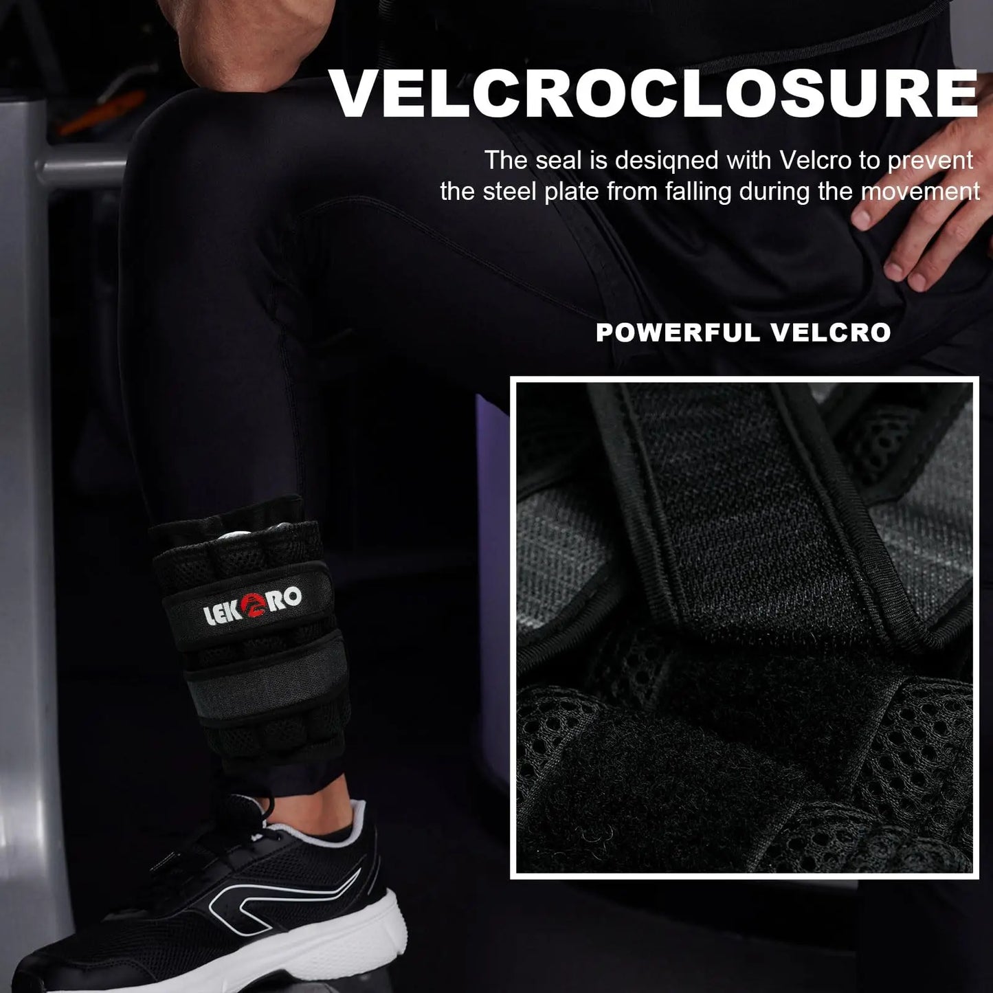 Adjustable Wrist And Ankle Weights With Removable Arm And Leg Weights