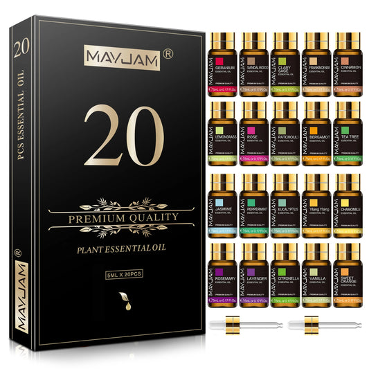 Mayjam Premium Pure Essential Oils Assortment For Aromatherapy