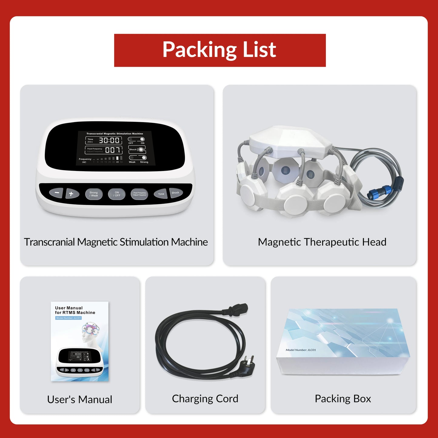 ZJKC Transcranial Magnetic Stimulation Device For Depression Parkinsons Insomnia