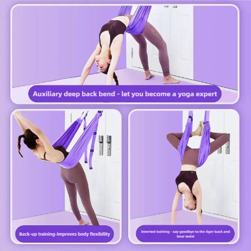 Advanced Aerial Yoga Rope Professional Home Gym Accessory Single Piece
