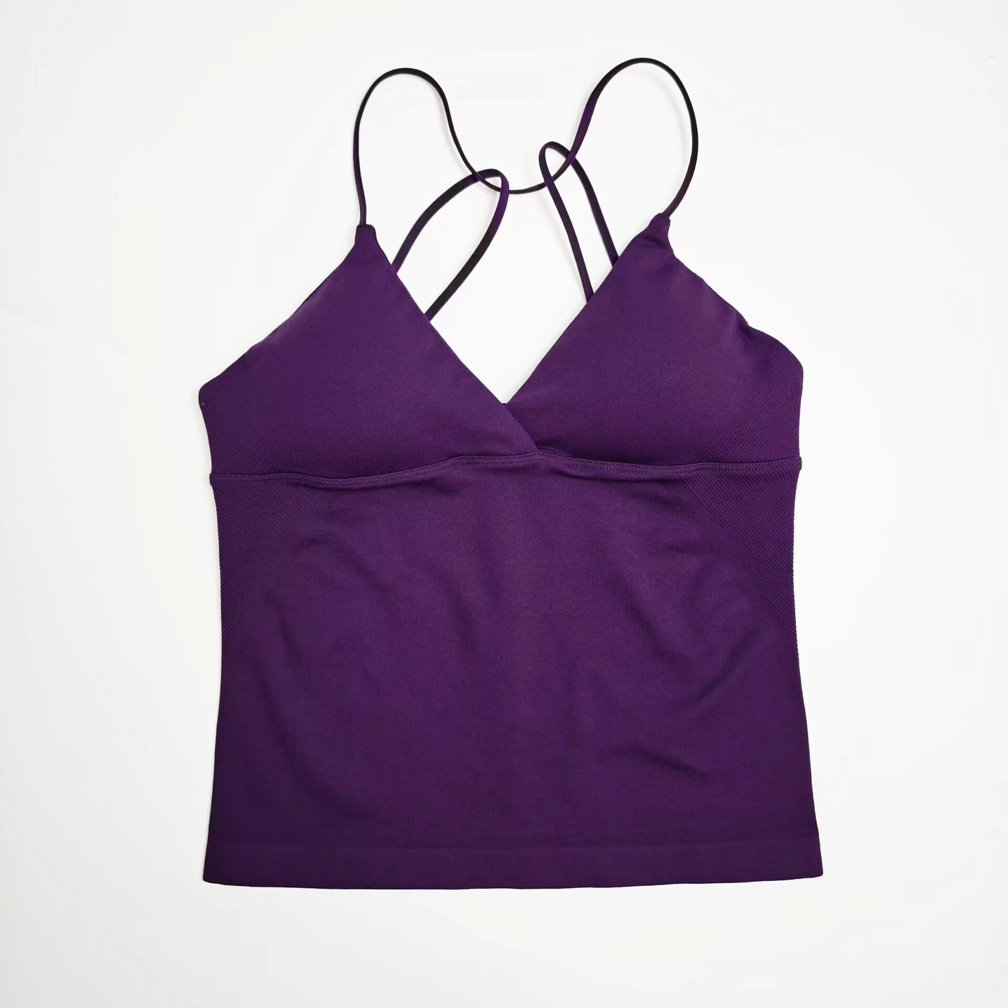 NCLAGEN Vision Twist Front Longline Seamless Yoga Tank