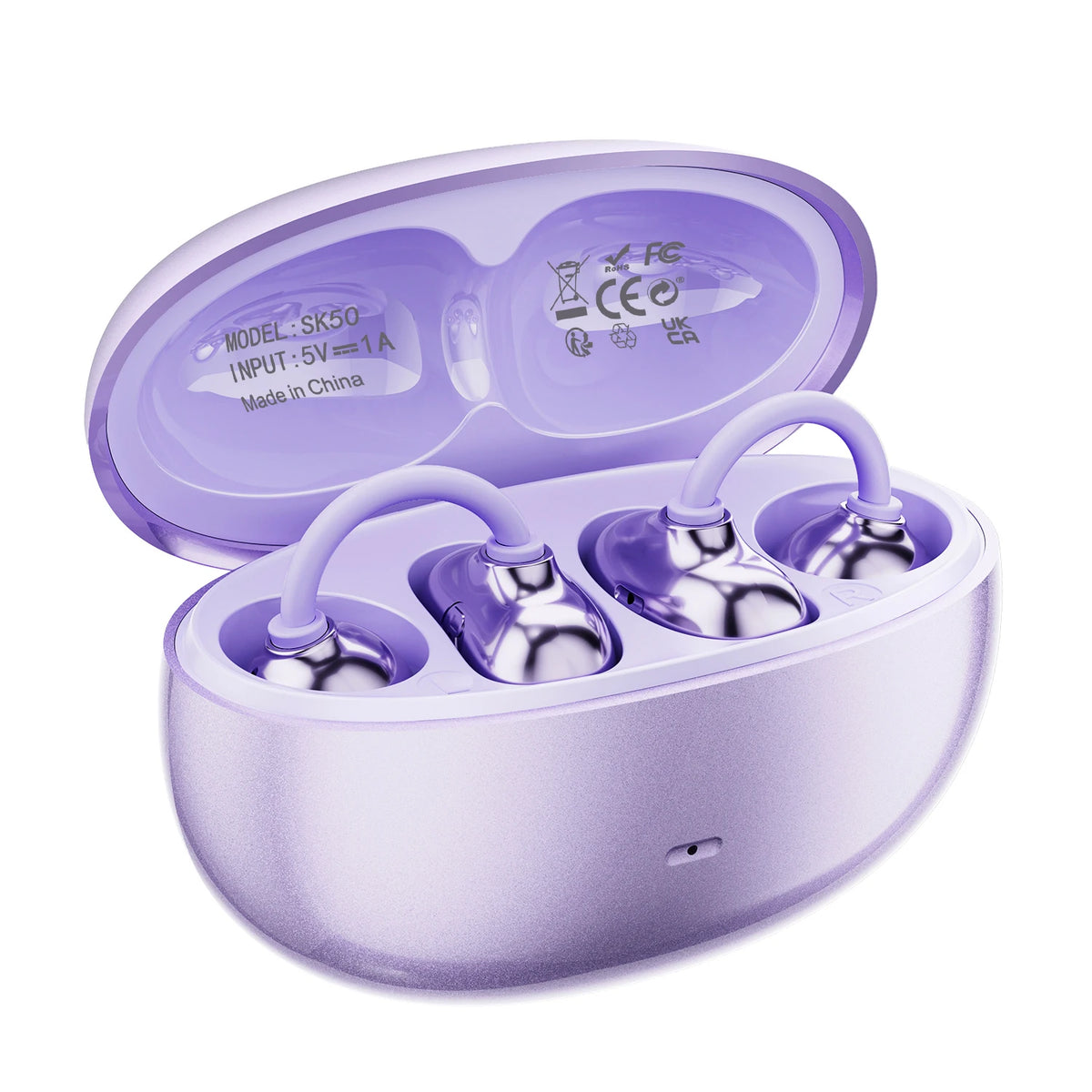 Insonixn Open Ear Clip Wireless Bluetooth Headphones With Mic