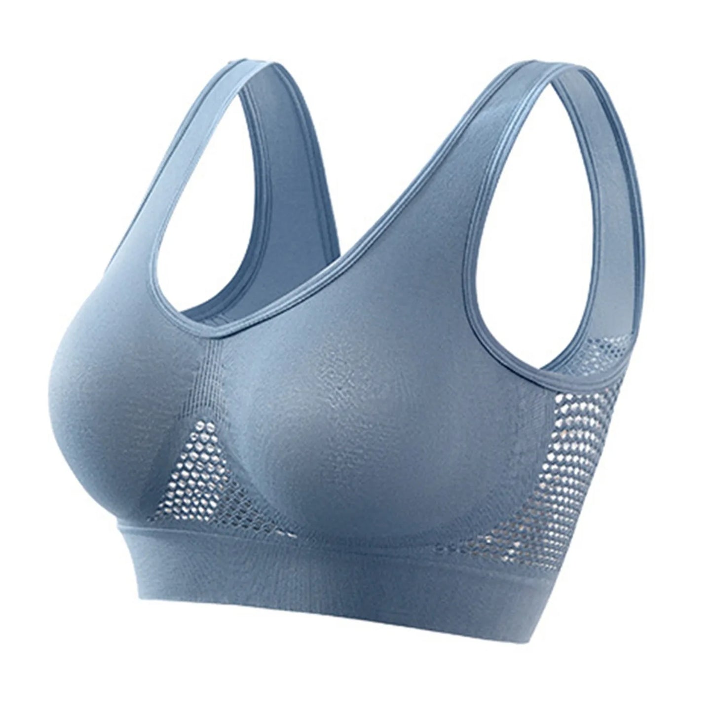 Breathable Women's Shockproof Running Sports Bra With Soft Support