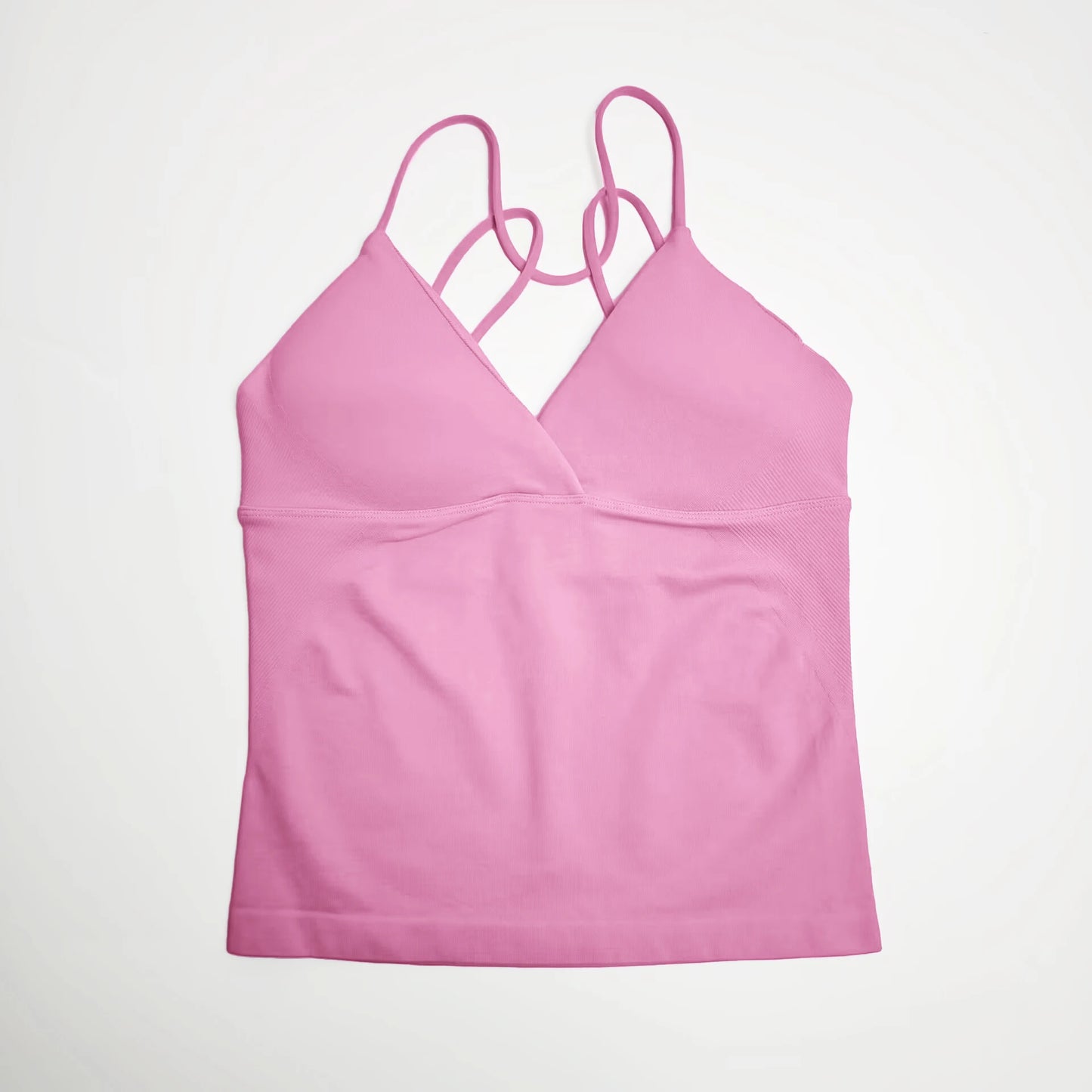 NCLAGEN Vision Twist Front Longline Seamless Yoga Tank