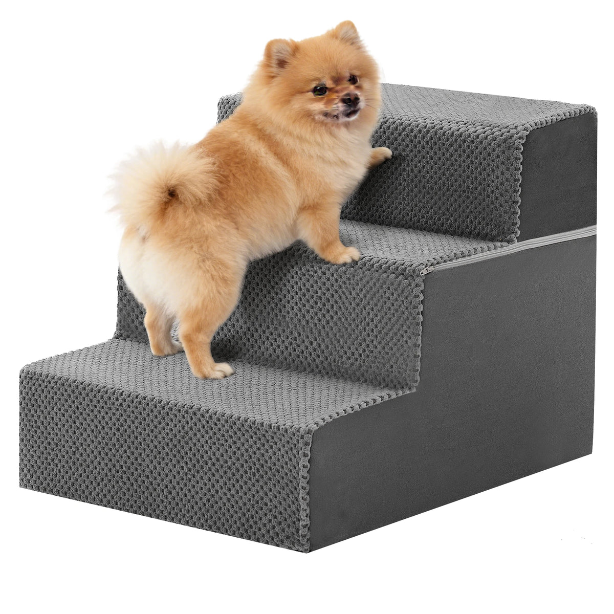 Foam Dog Stairs Ramp With Curved Non Slip Surface