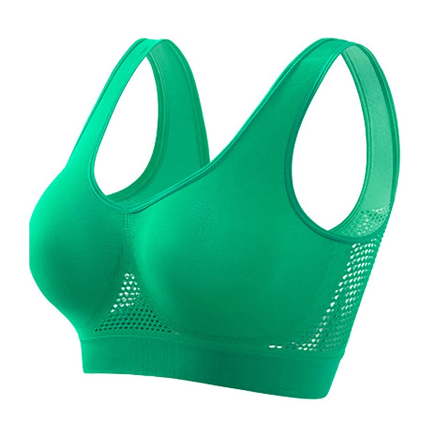 Breathable Women's Shockproof Running Sports Bra With Soft Support