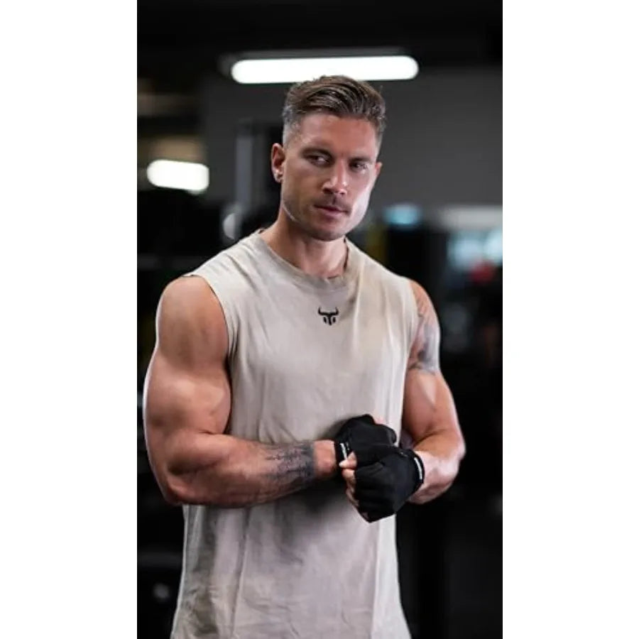 Padded Fingerless Workout Gloves With Full Palm Protection