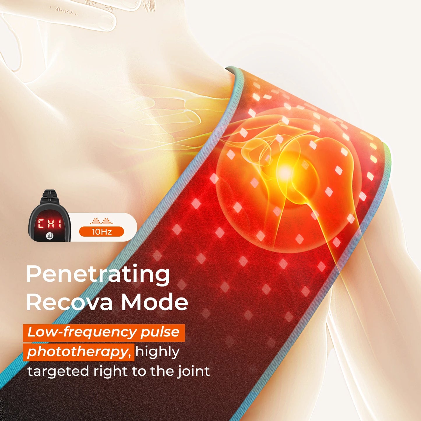 XceeFit Red Light Therapy Belt for Pain Relief and Recovery
