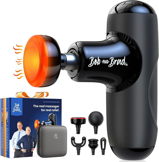 BOB AND B Q2 Pro Mini Massage Gun With HeatTherapy