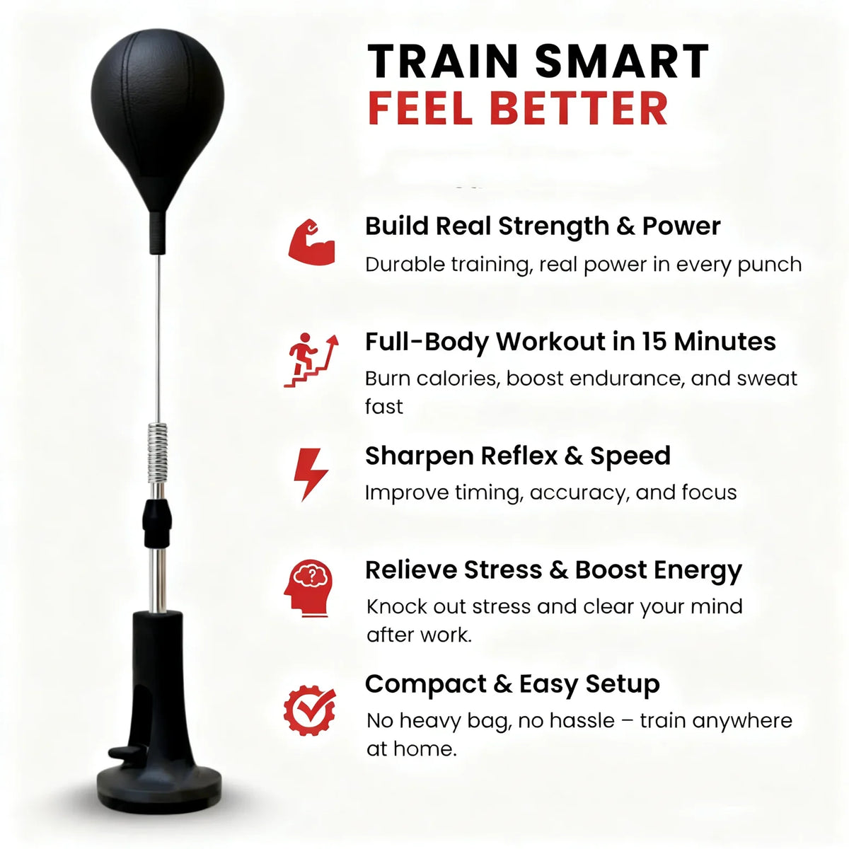 Premium Cobra Reflex Punching Bag For Boxing Fitness Training