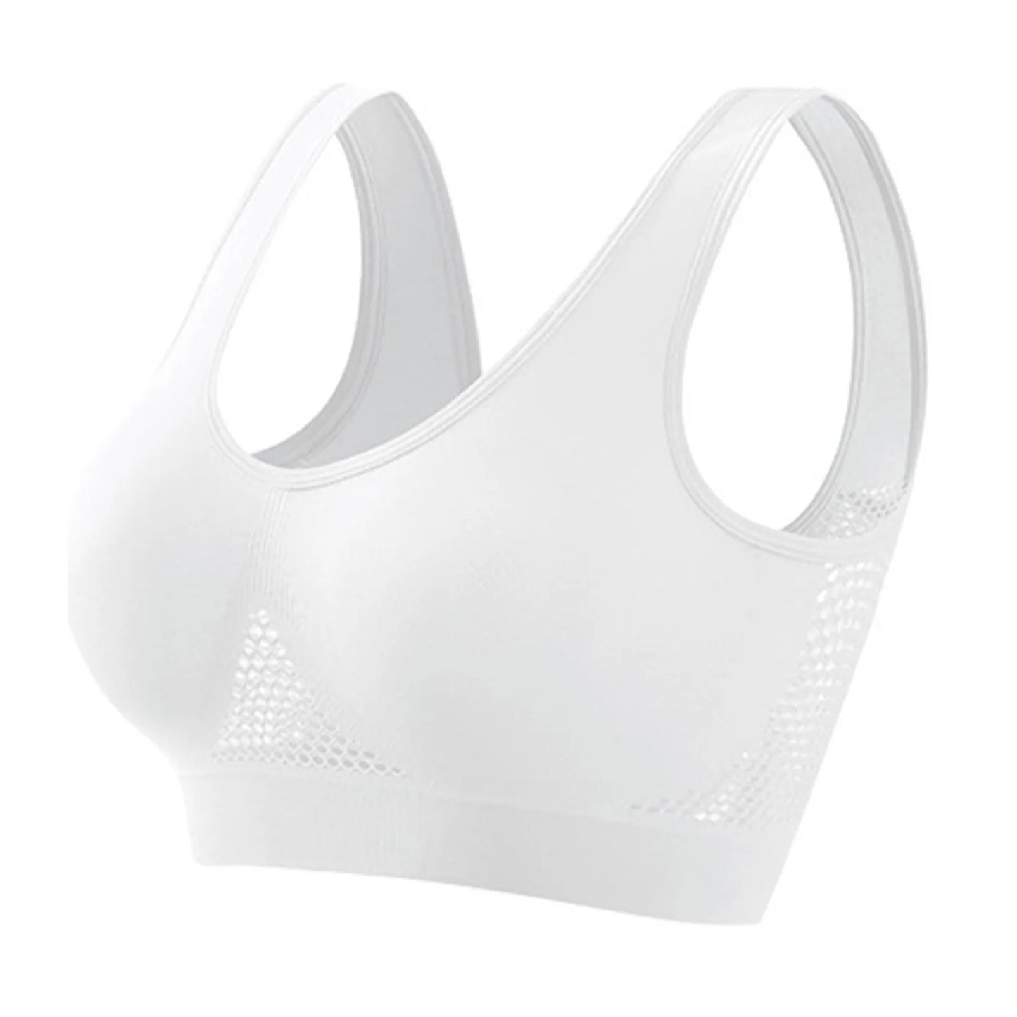 Breathable Women's Shockproof Running Sports Bra With Soft Support