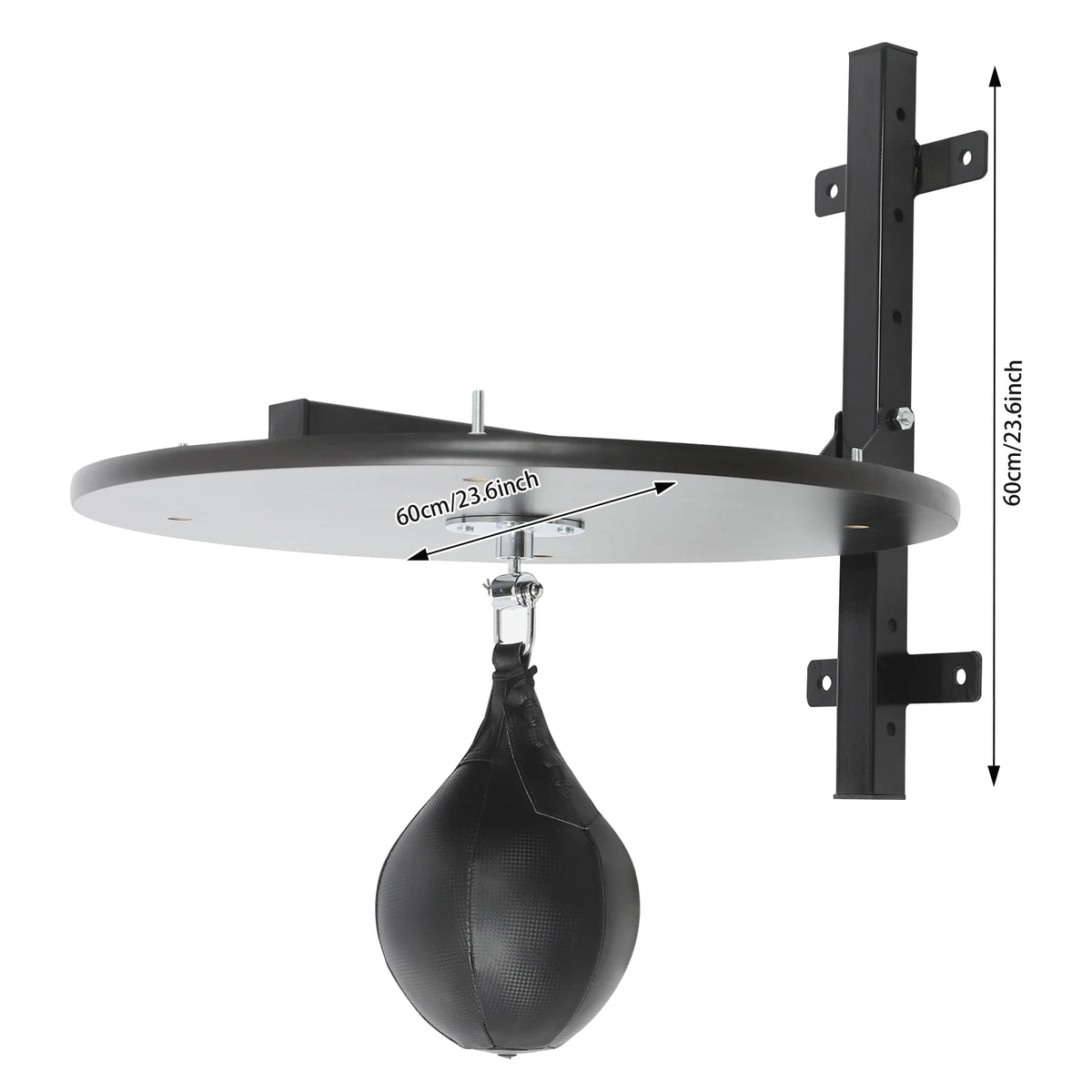Rotating Wall Mounted Speed Bag Platform Boxing Training Kit