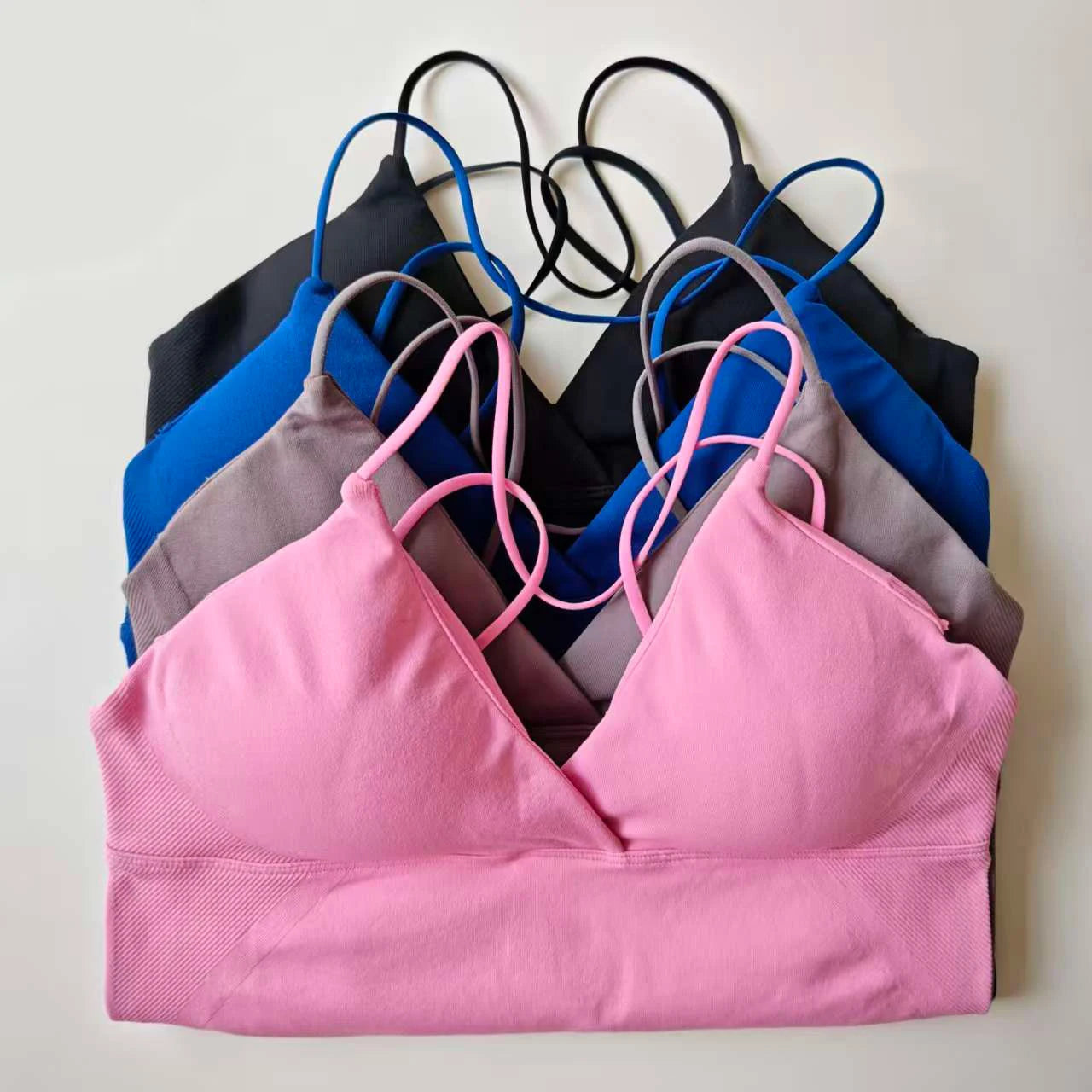NCLAGEN Vision Twist Front Longline Seamless Yoga Tank