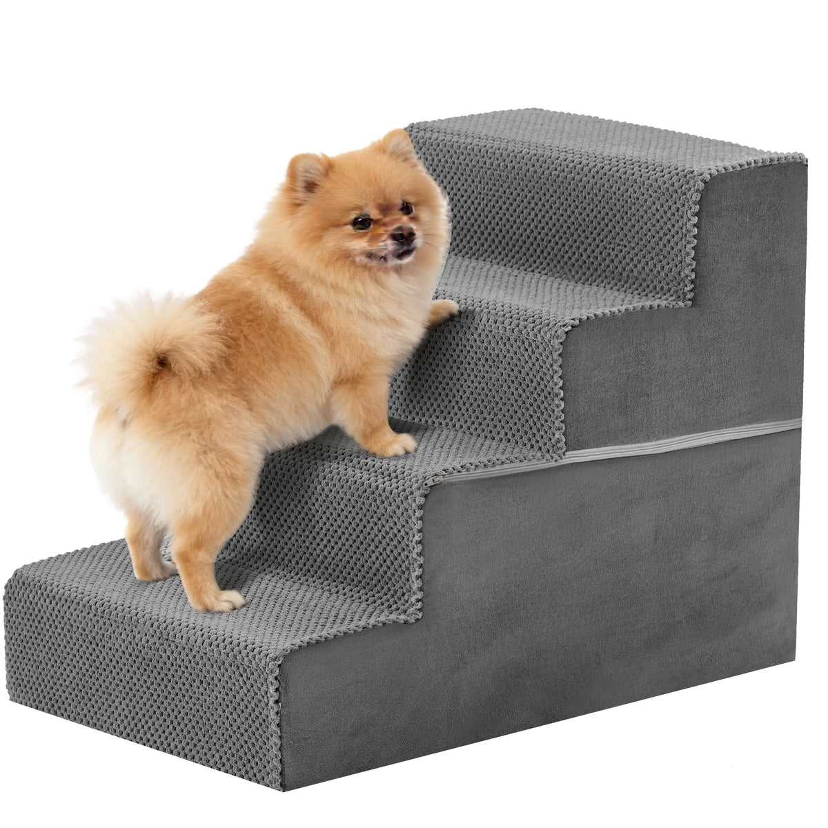 Foam Dog Stairs Ramp With Curved Non Slip Surface