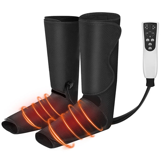 Sejoy Leg Air Compression Massager With Foot Heat Calf Massage