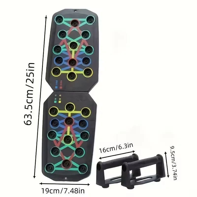 Portable Multifunctional Push Up Board With Handles For Training