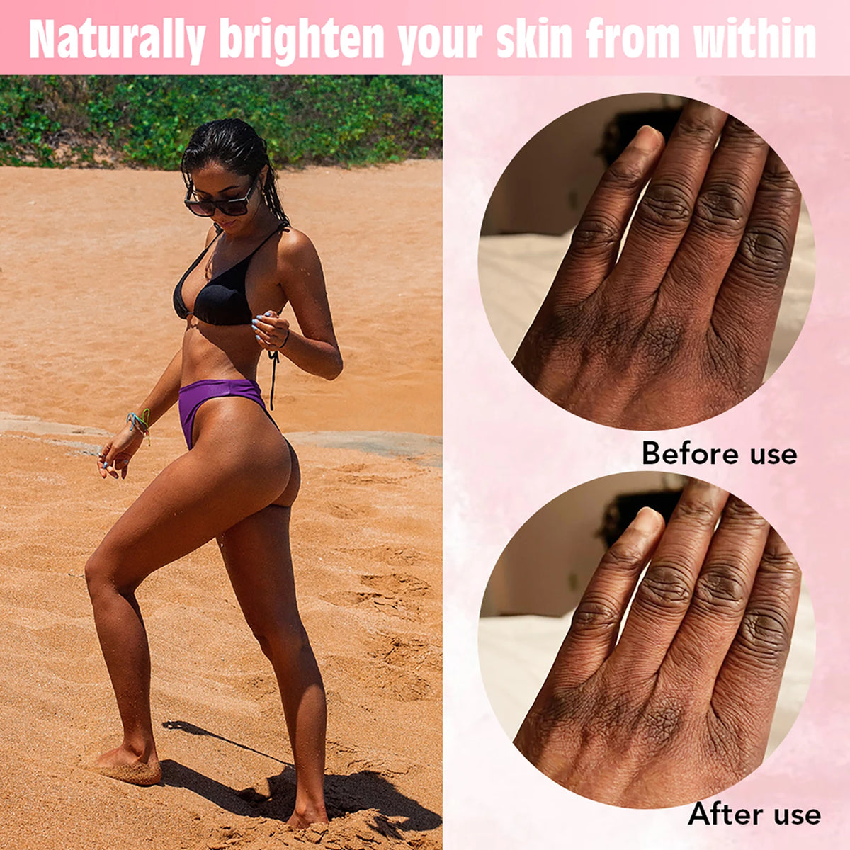 AILKE Vitamin C Glutathione Brightening Body Lotion Even Skin Tone