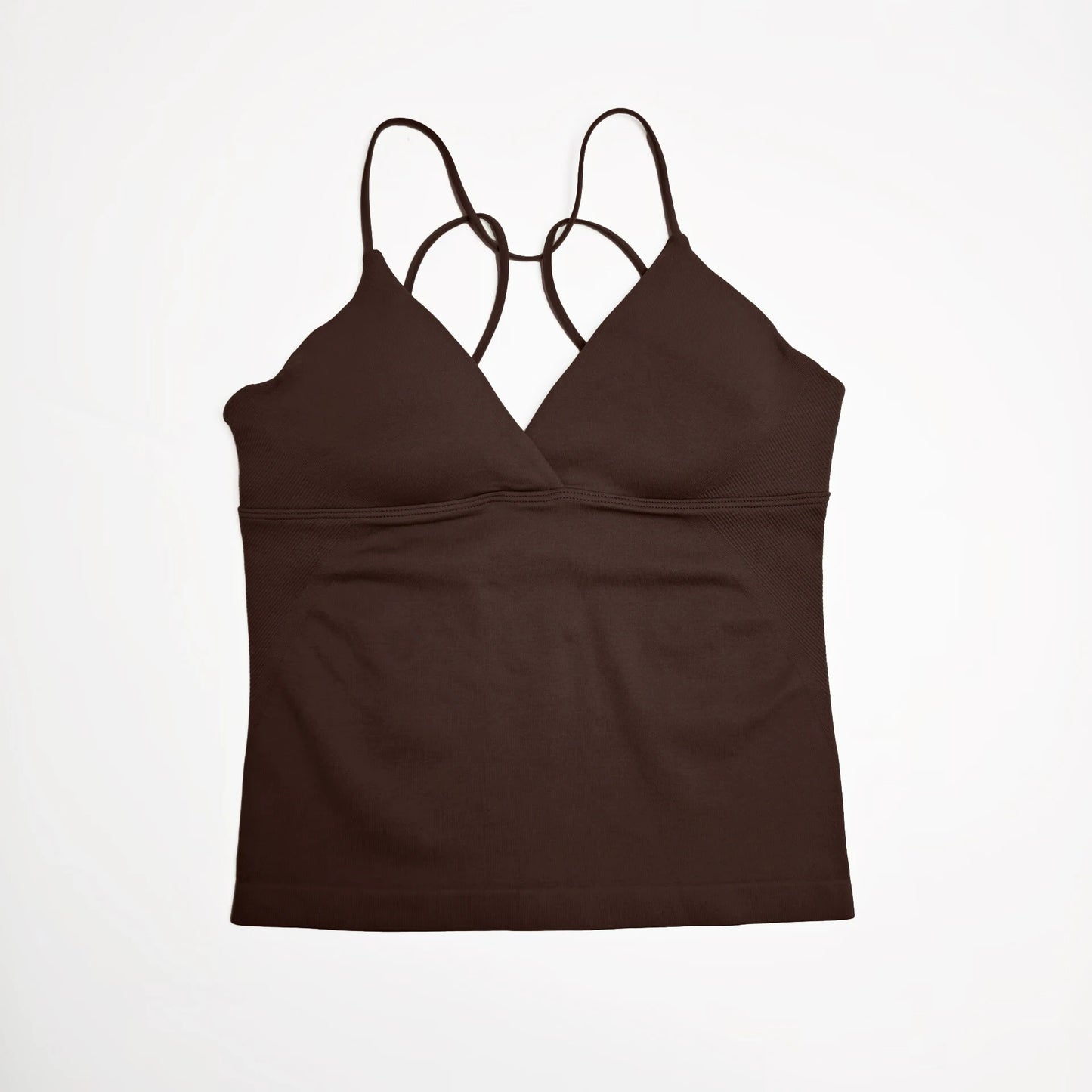 NCLAGEN Vision Twist Front Longline Seamless Yoga Tank