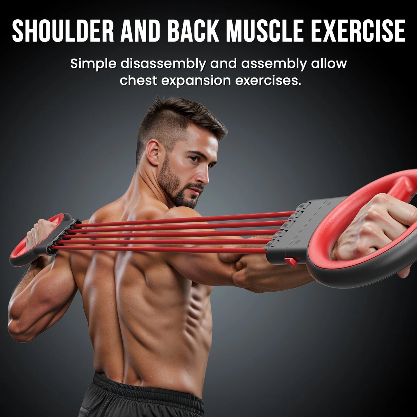 AKLUER 3In1 Forearm And Chest Exerciser For Home And Gym Training