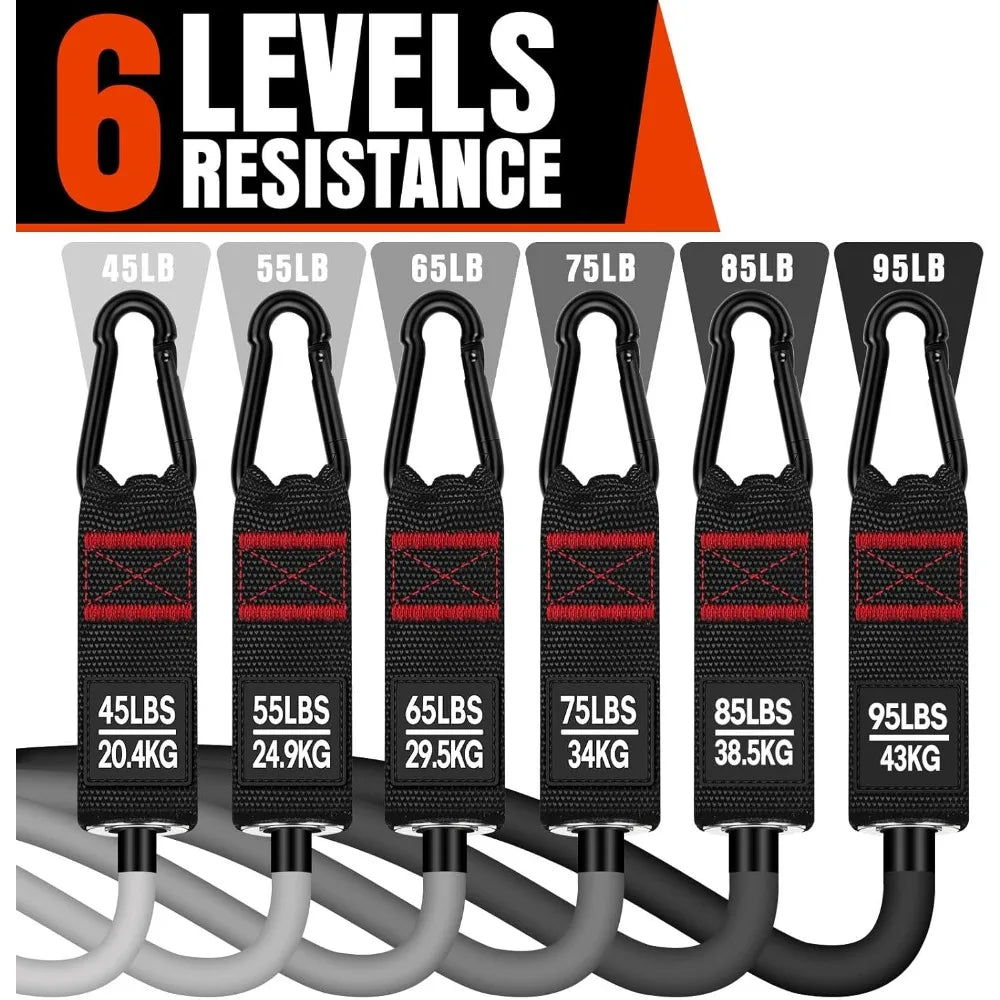 YTYIN Heavy Resistance Bands 300lbs With Handles For Training