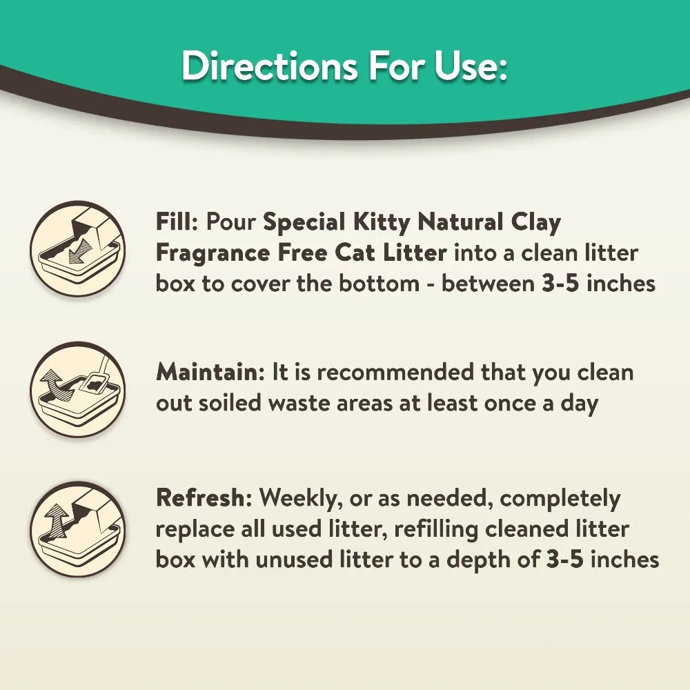 Special Kitty Clumping Cat Litter For Effective Odor Control